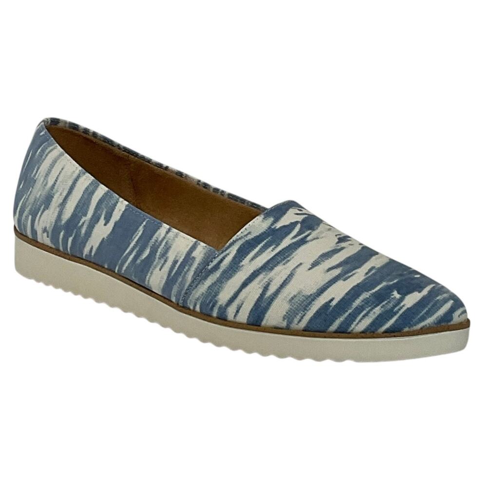 LifeStride Women's Bloom 2 Slip On Wedge Heel Loafers Blue Tie Dye Size 6